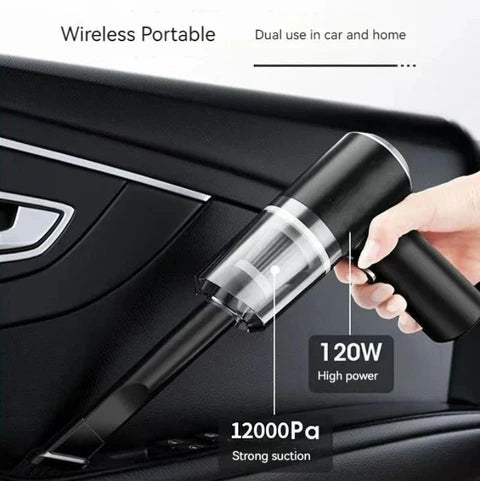 Zenvy™ Portable Car Vacuum Cleaner – Powerful Wireless Dust Cleaner