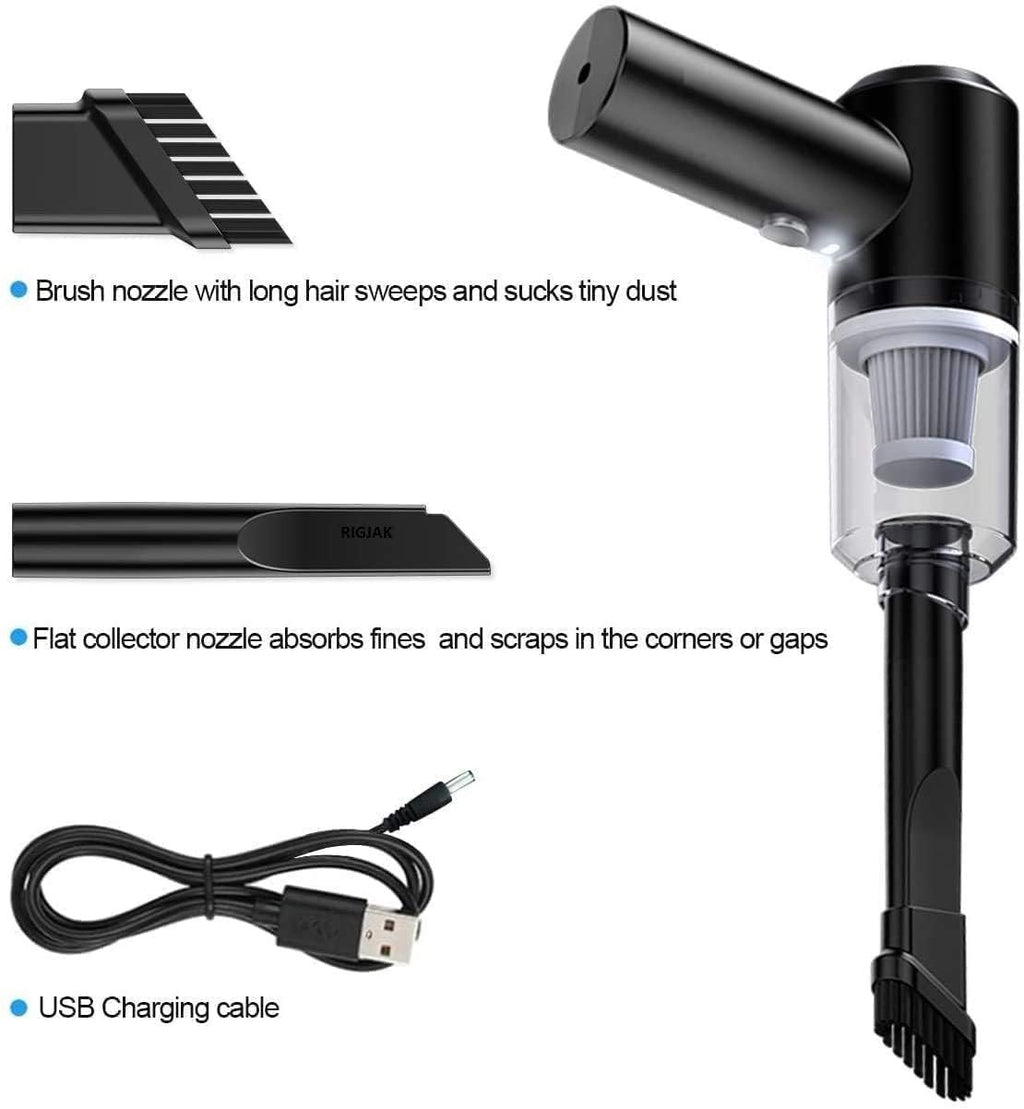 Zenvy™ Portable Car Vacuum Cleaner – Powerful Wireless Dust Cleaner